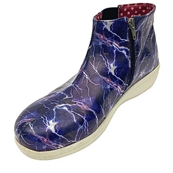 Alegria Women’s Casual Booties Size EU 40 US 9 Climatease Blue Lightening - Picture 5 of 11